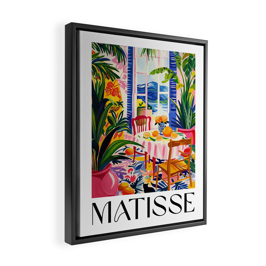Tropical Brunch - Matisse Inspired Framed Canvas Print Gallery Image 2