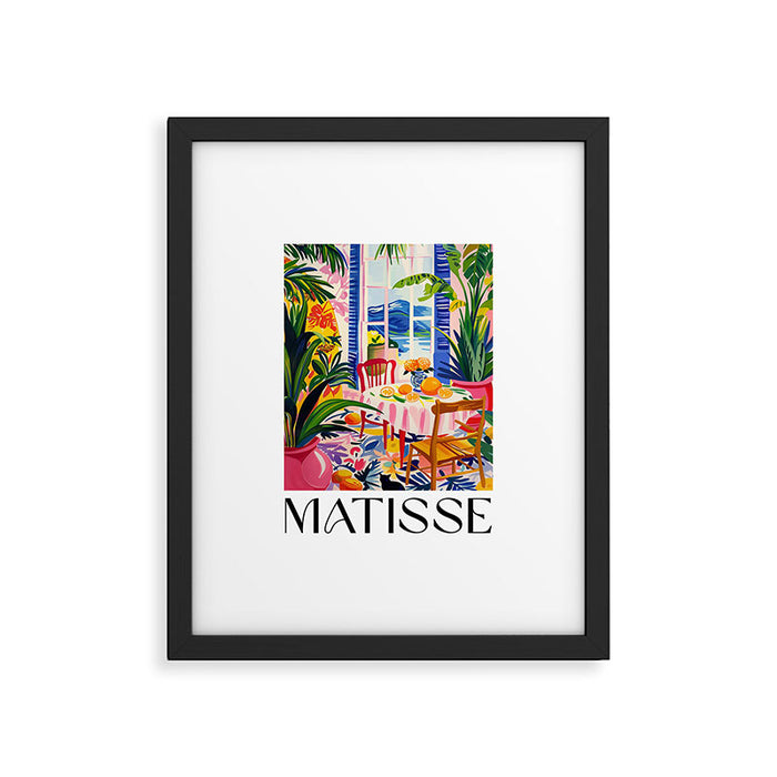 Tropical Brunch - Matisse Inspired Framed Art Print Gallery Image 1