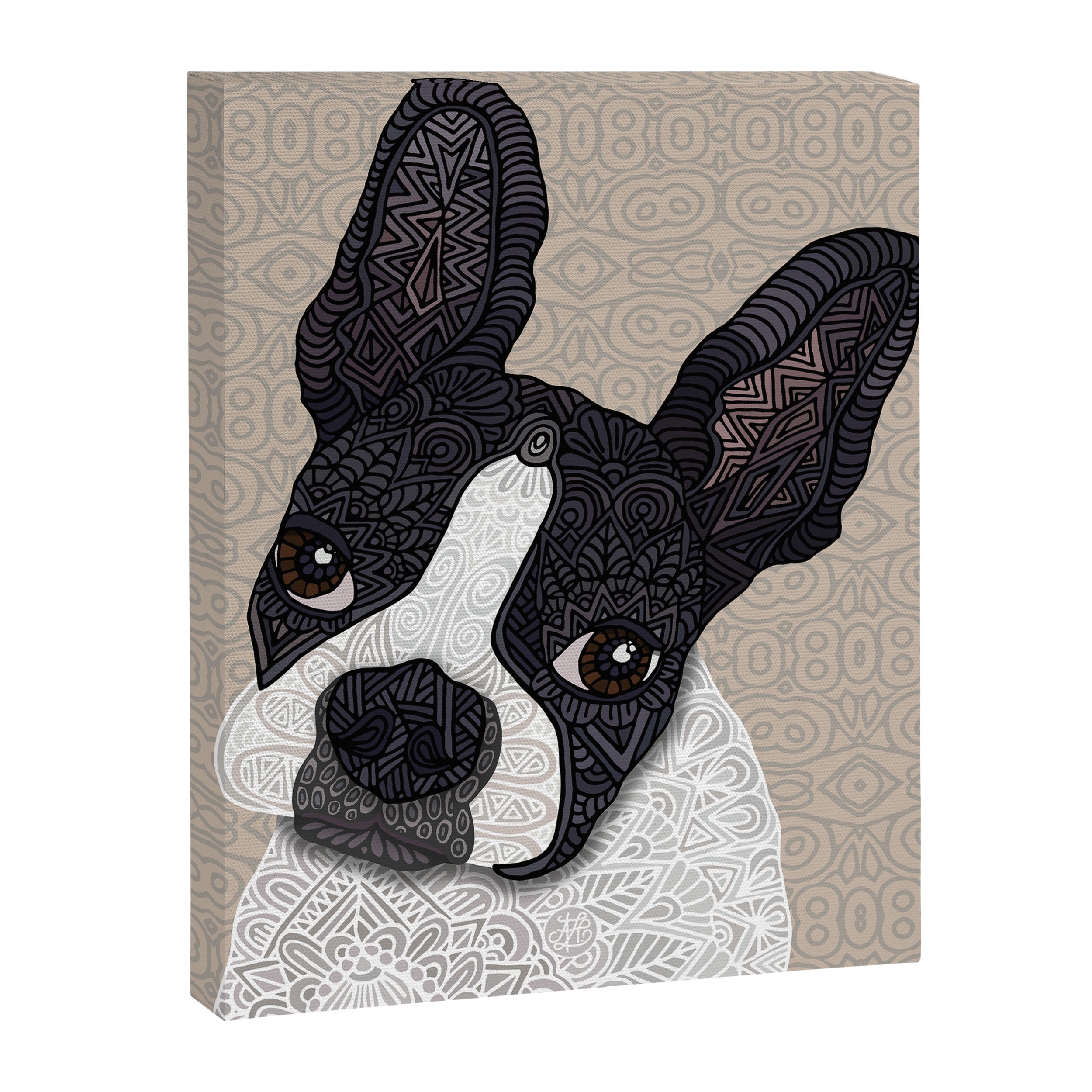 Boston Terrier 2015 Canvas Print Gallery Image 8