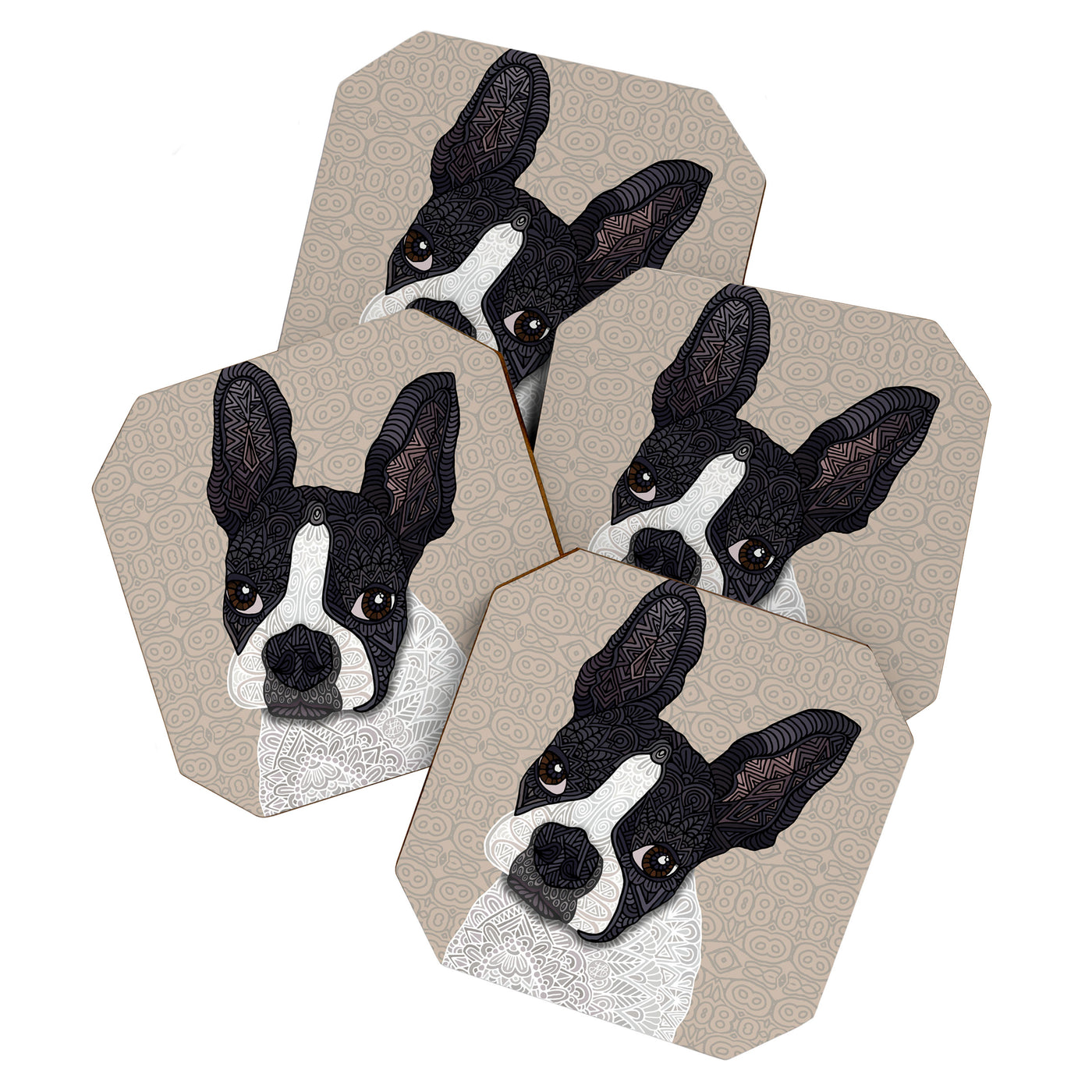 Boston Terrier 2015 Coaster