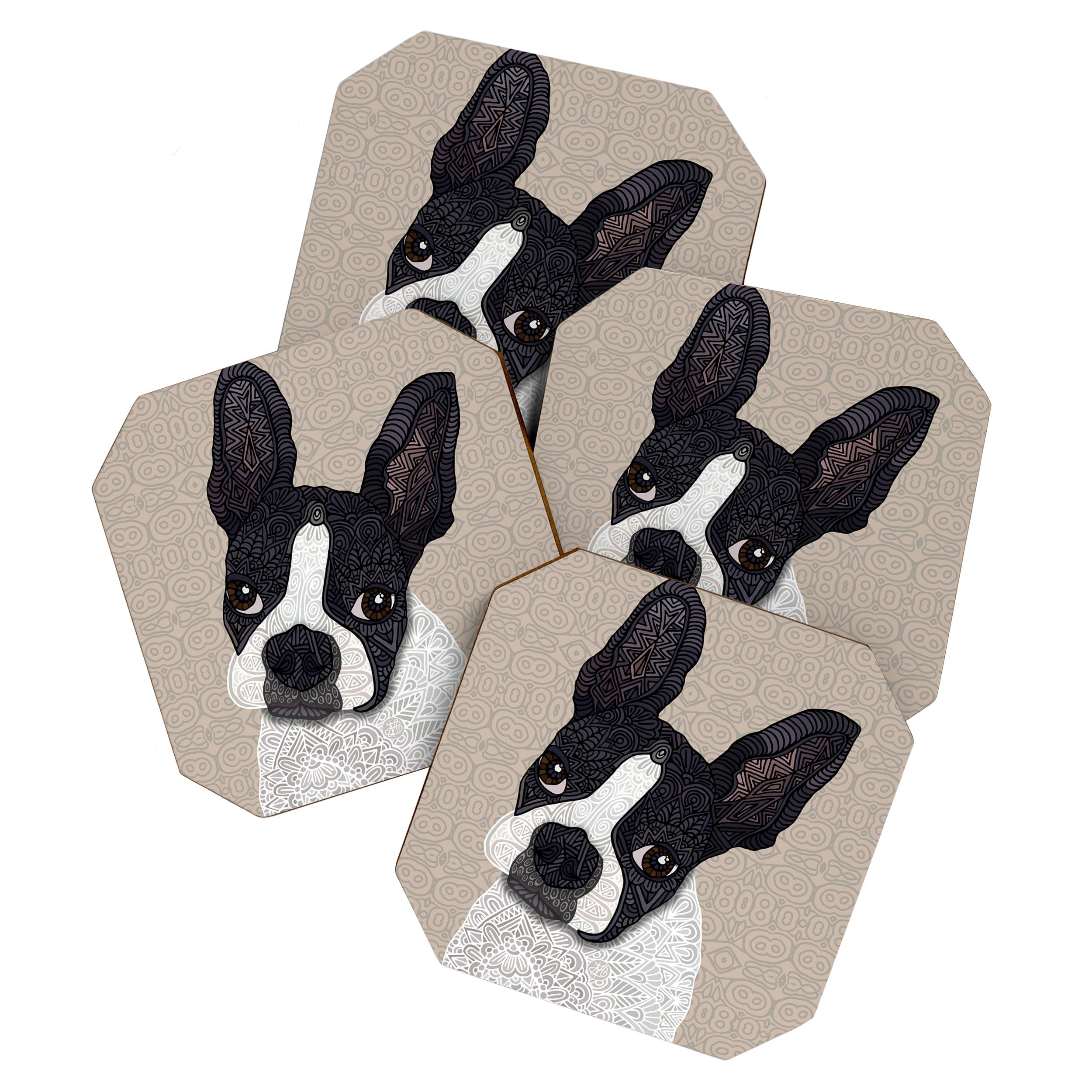 Boston Terrier 2015 Coaster Gallery Image 1