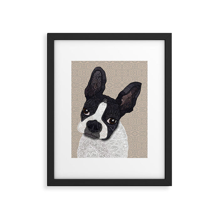 Boston Terrier 2015 Framed Art Print Gallery Image 1