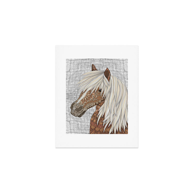 Haflinger Horse Art Print Gallery Image 1