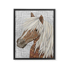 Haflinger Horse Framed Canvas Print Gallery Image 8