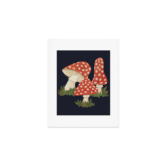 Poison Mushrooms Art Print Gallery Image 1