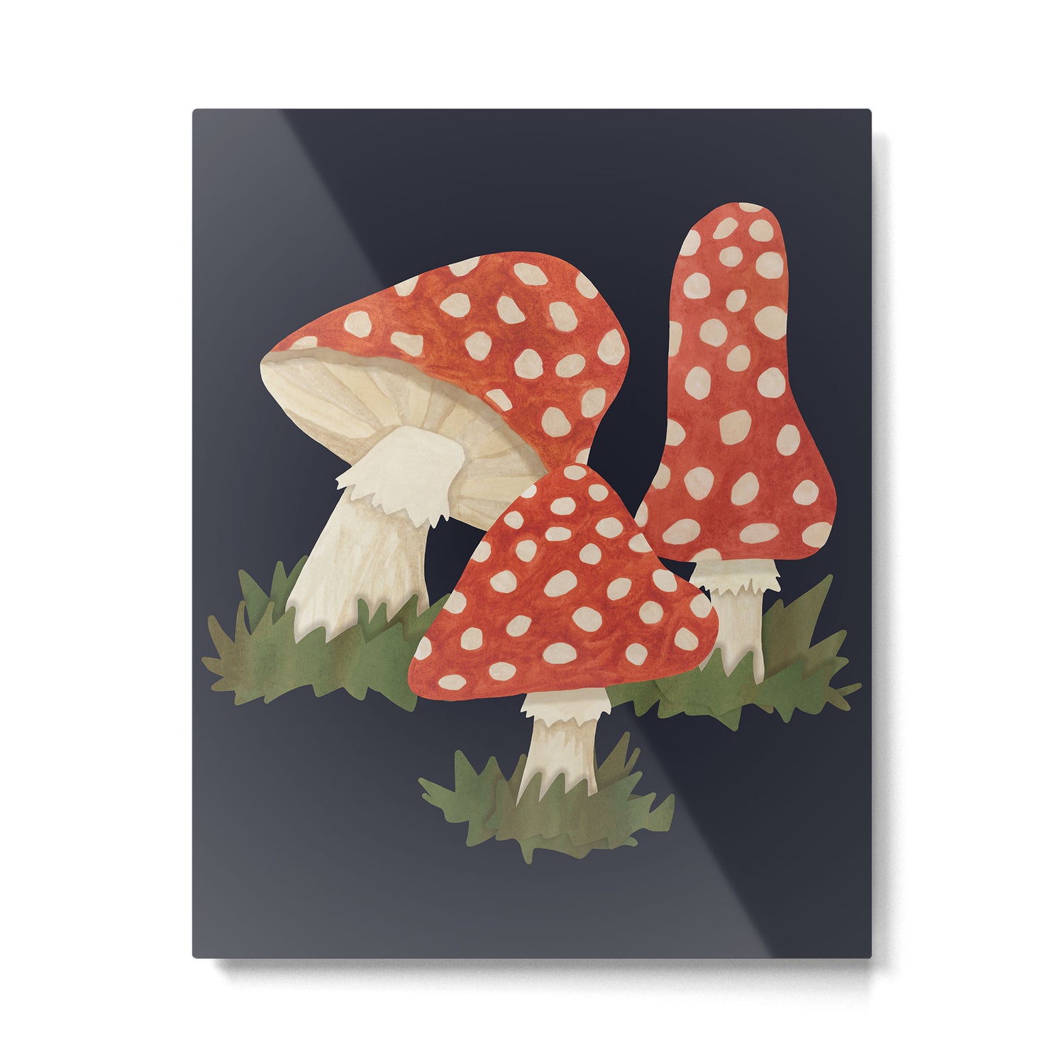 Poison Mushrooms Metal Print Gallery Image 6