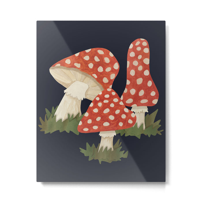 Poison Mushrooms Metal Print Gallery Image 1