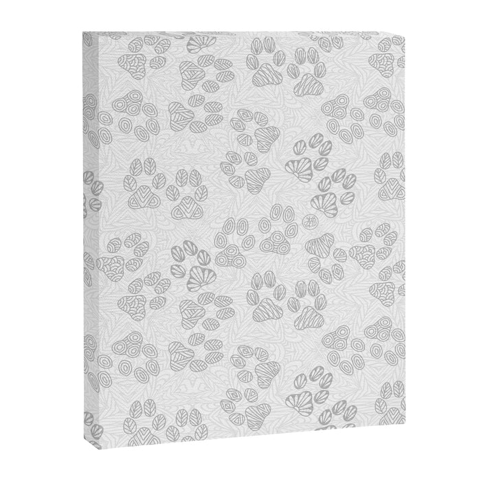 Puppy Paw Prints Canvas Print Gallery Image 1