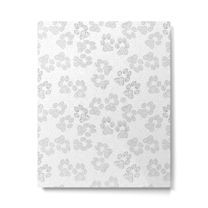Puppy Paw Prints Metal Print Gallery Image 1