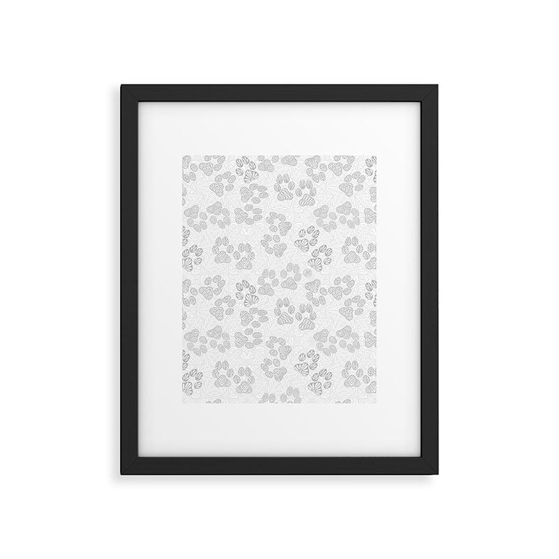 Puppy Paw Prints Framed Art Print Gallery Image 6