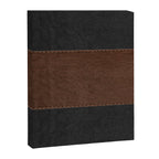 Image of a Brown & Black Stitched Leather Image Canvas Print Gallery Image 8