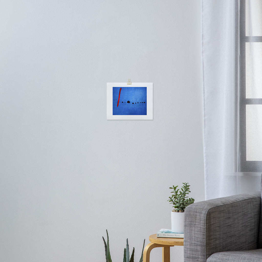 Bleu II (Blue 2) - Joan Miró Art Print Gallery Image 3