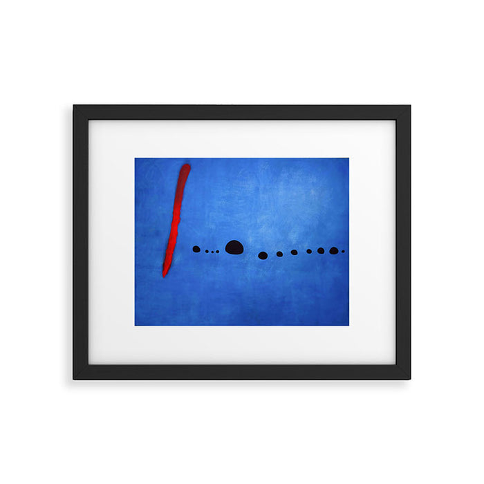 Bleu II (Blue 2) - Joan Miró Framed Art Print Gallery Image 1