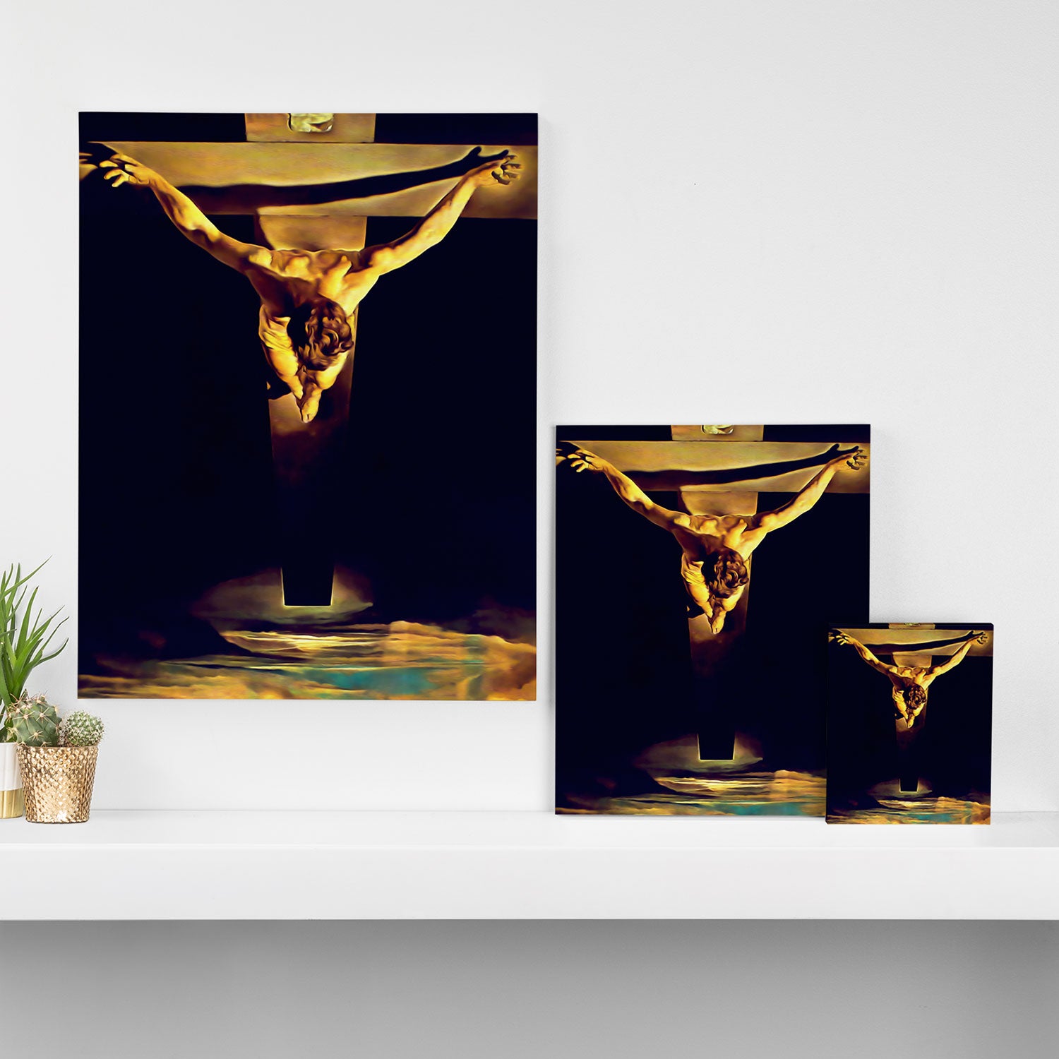 Dalí | Christ of Saint John of the Cross Artwork Canvas Print Gallery Image 3