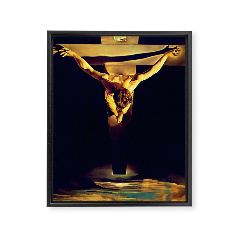 Dalí | Christ of Saint John of the Cross Artwork Framed Canvas Print Gallery Image 6