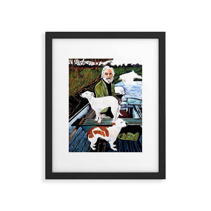 Goodfellas Dogs Painting, Artwork for Wall Art, Prints, Poster, Tshirts, Men, Women, Youth Framed Art Print Gallery Image 1