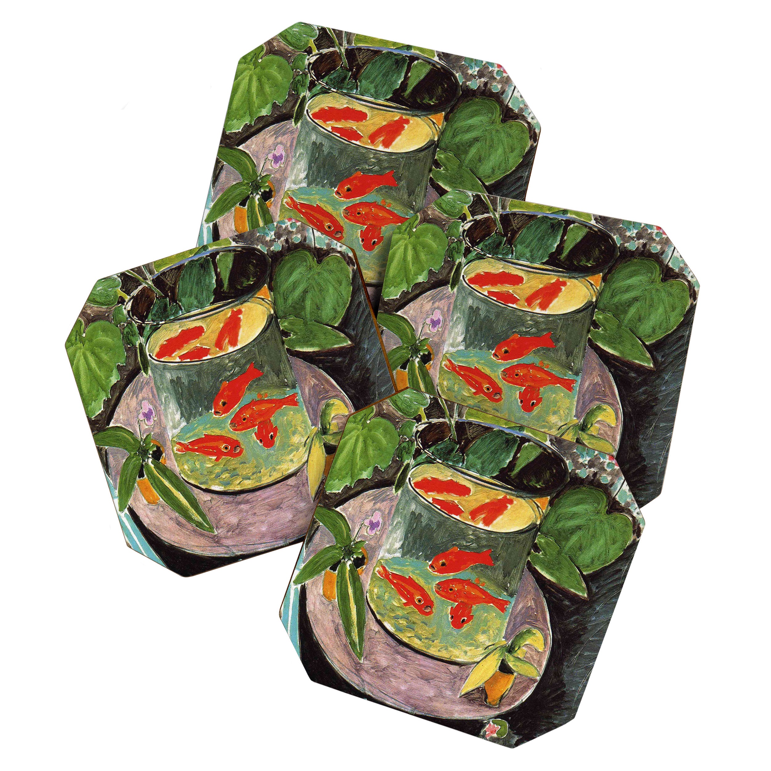 Henri Matisse Goldfish 1911, Goldfishes Artwork, Men, Women, Youth Coaster Gallery Image 1