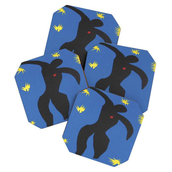 Henri Matisse, Icarus (Icare) from Jazz Collection, 1947, Artwork, Men, Women, Youth Coaster Gallery Image 1