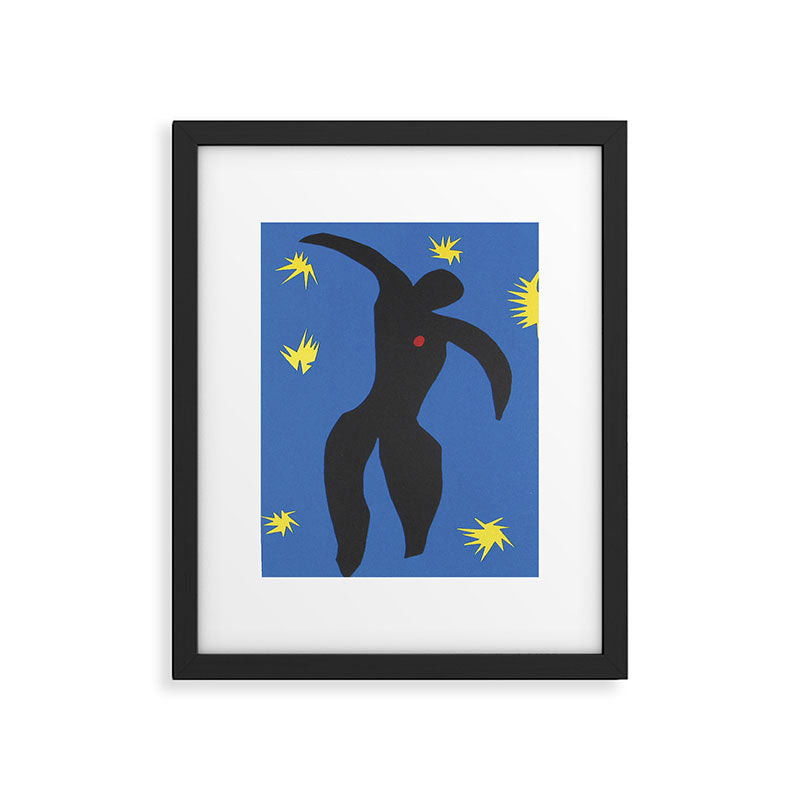 Henri Matisse, Icarus (Icare) from Jazz Collection, 1947, Artwork, Men, Women, Youth Framed Art Print Gallery Image 5