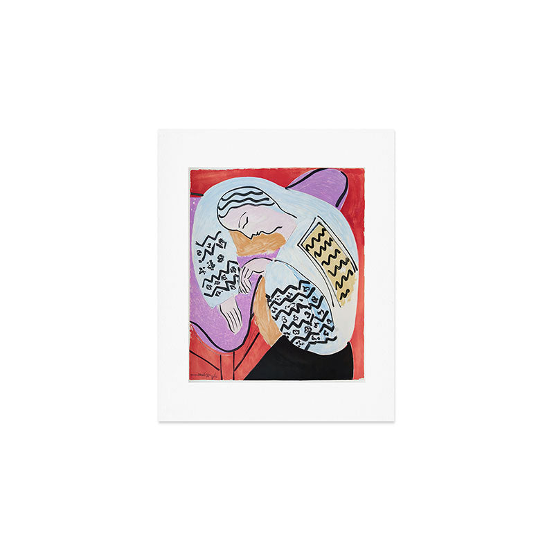 Henri Matisse - The Dream - 1940 Artwork Art Print Gallery Image 1