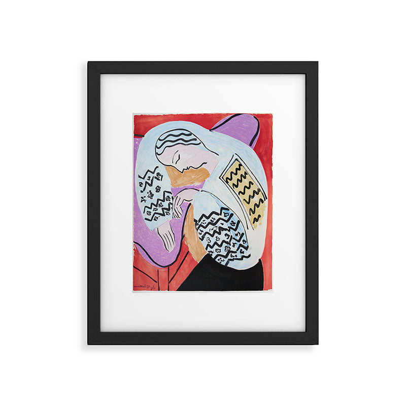 Henri Matisse - The Dream - 1940 Artwork Framed Art Print Gallery Image 5