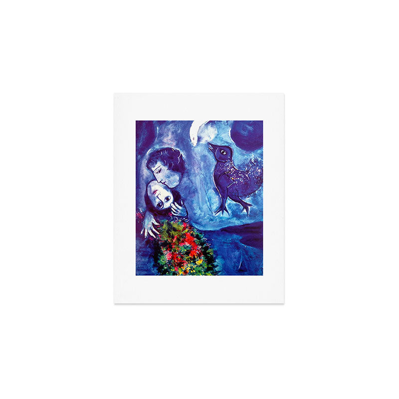 Marc Chagall, Le Paisage Bleu 1949 Artwork, Posters Tshirts Prints Bags Men Women Kids Art Print Gallery Image 1
