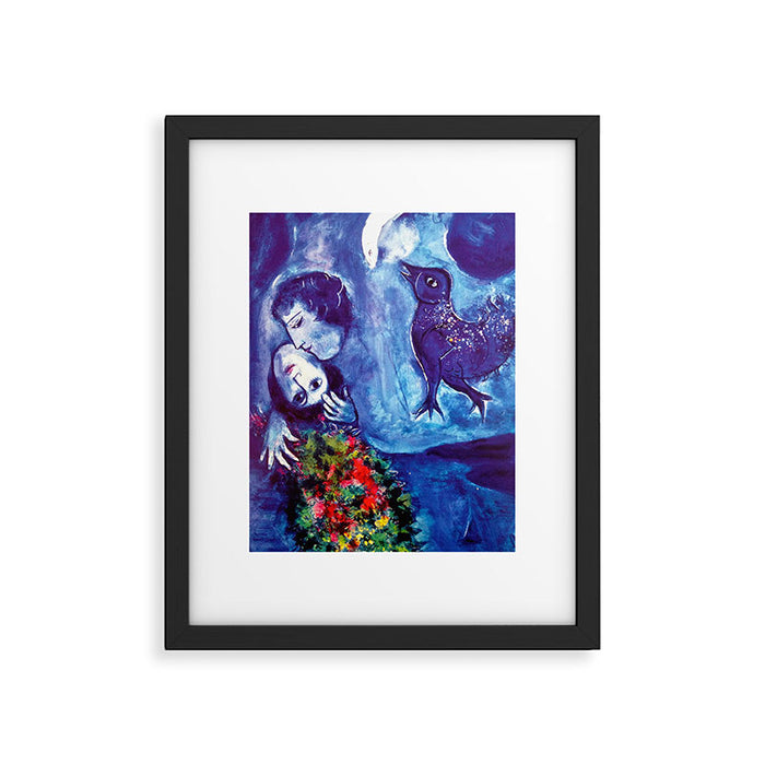 Marc Chagall, Le Paisage Bleu 1949 Artwork, Posters Tshirts Prints Bags Men Women Kids Framed Art Print Gallery Image 1
