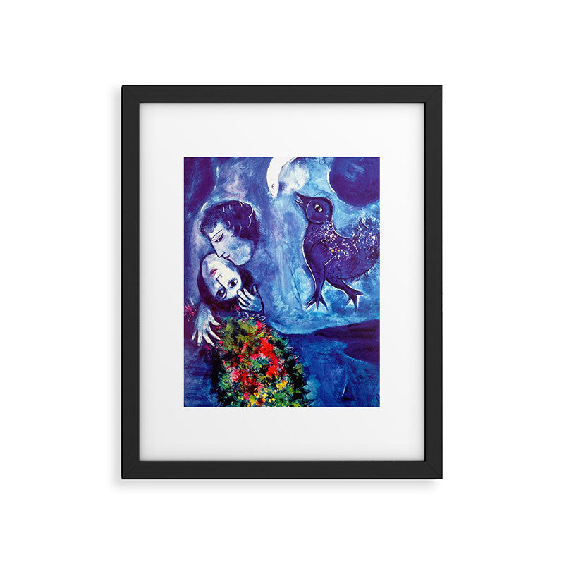 Marc Chagall, Le Paisage Bleu 1949 Artwork, Posters Tshirts Prints Bags Men Women Kids Framed Art Print Gallery Image 4