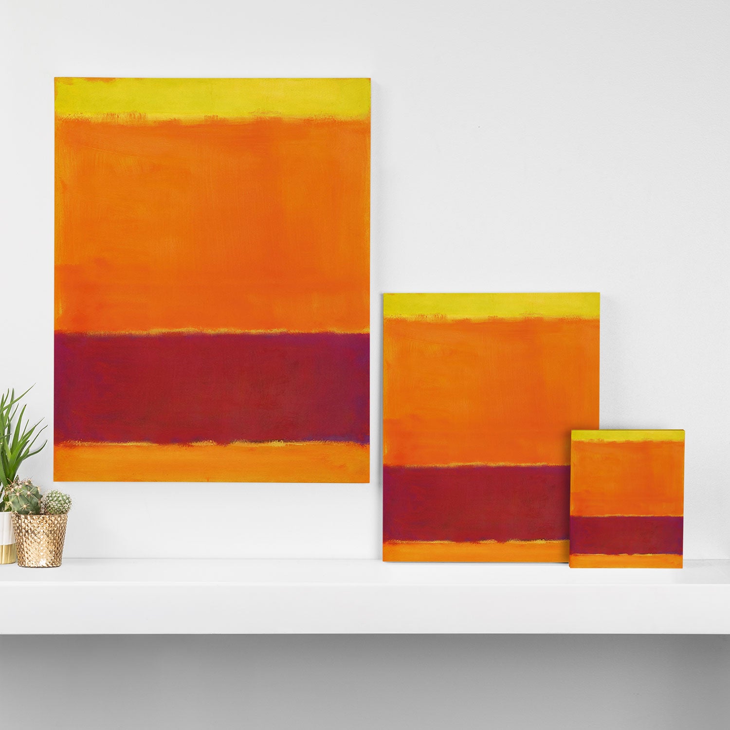 Mark Rothko - Untitled No 73 - 1952 Artwork Canvas Print Gallery Image 3