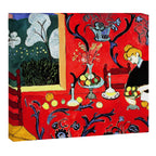 Matisse - The Dessert, Harmony in Red, 1908 Artwork Canvas Print Gallery Image 3