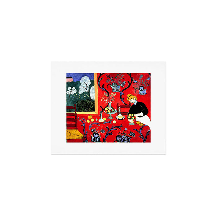 Matisse - The Dessert, Harmony in Red, 1908 Artwork Art Print Gallery Image 1