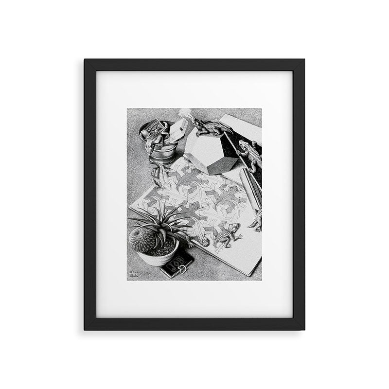 MC Escher Reptiles 1943 Artwork for Posters Prints Tshirts Men Women Kids Framed Art Print Gallery Image 5