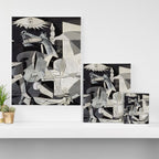 Pablo Picasso Guernica 1937 Artwork Shirt, Art Reproduction for Prints Posters Tshirts Men Women Canvas Print Gallery Image 3