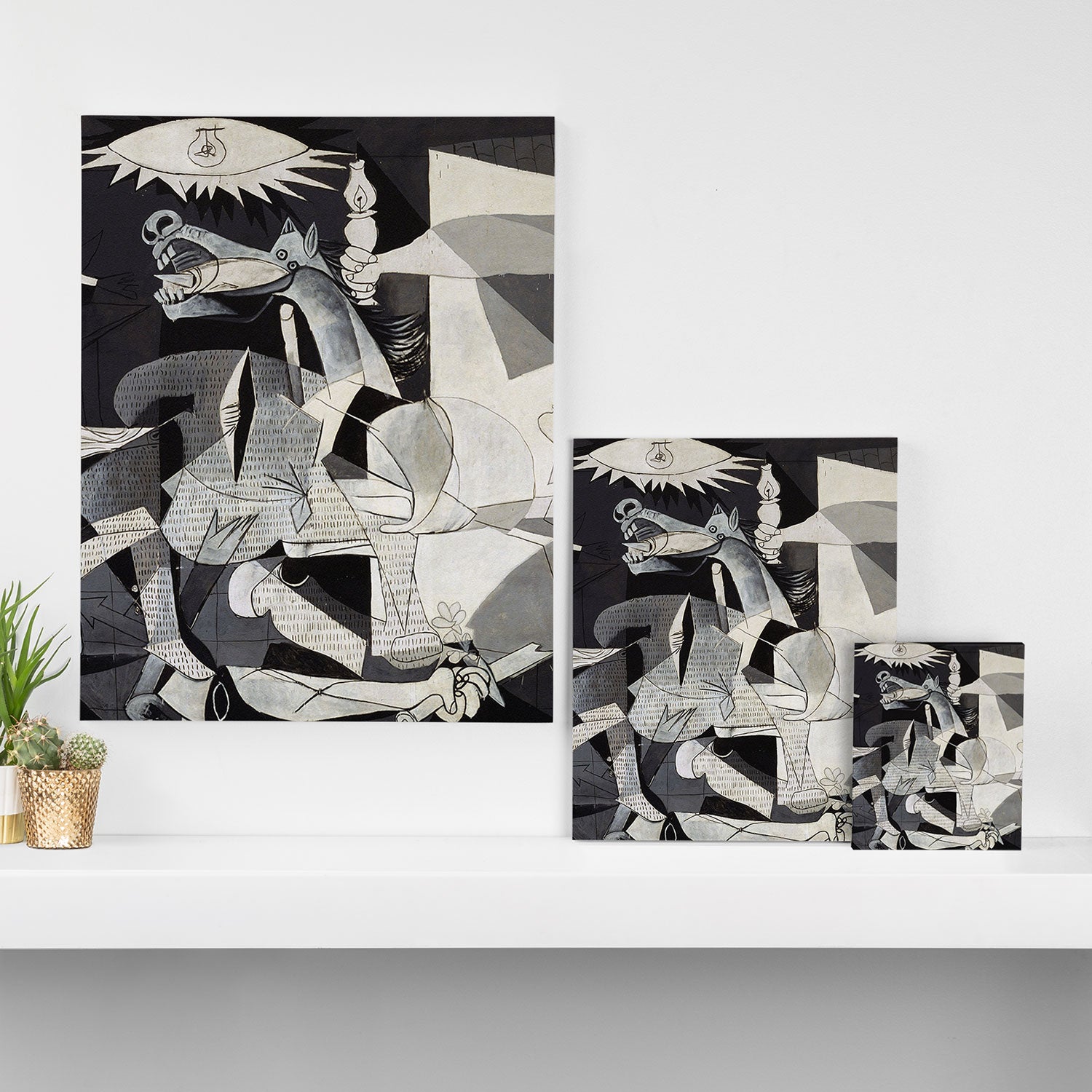 Pablo Picasso Guernica 1937 Artwork Shirt, Art Reproduction for Prints Posters Tshirts Men Women Canvas Print Gallery Image 3