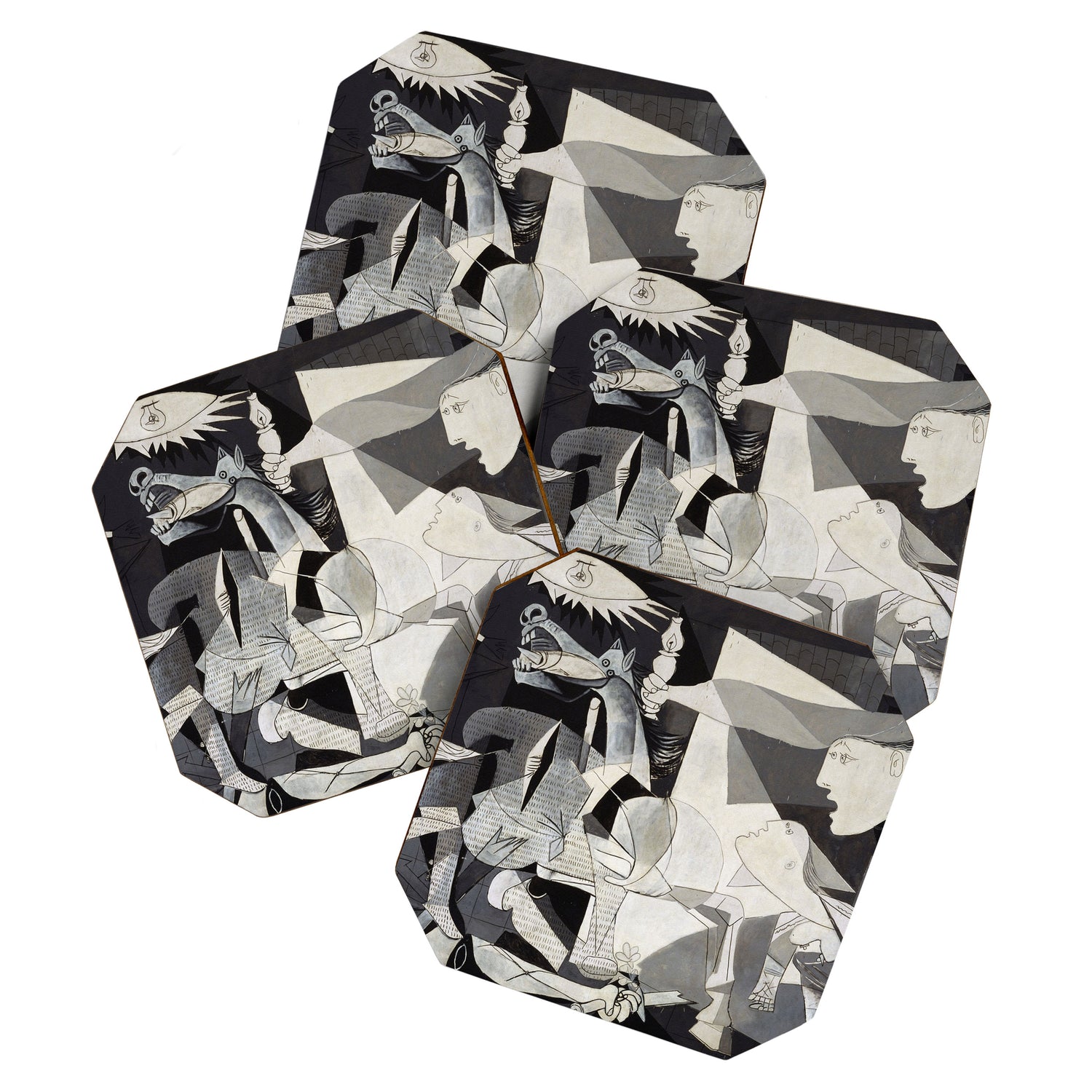 Pablo Picasso Guernica 1937 Artwork Shirt, Art Reproduction for Prints Posters Tshirts Men Women Coaster Gallery Image 1