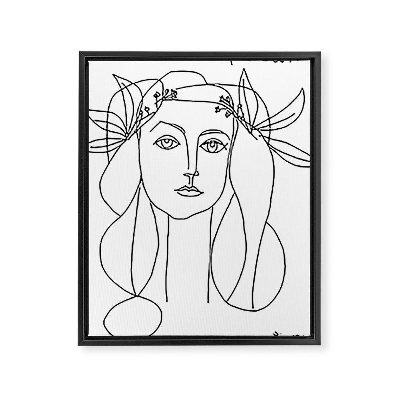 Pablo Picasso War And Peace 1952 Artwork T Shirt, Sketch Framed Canvas Print Gallery Image 6