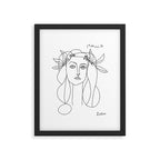 Pablo Picasso War And Peace 1952 Artwork T Shirt, Sketch Framed Art Print Gallery Image 5