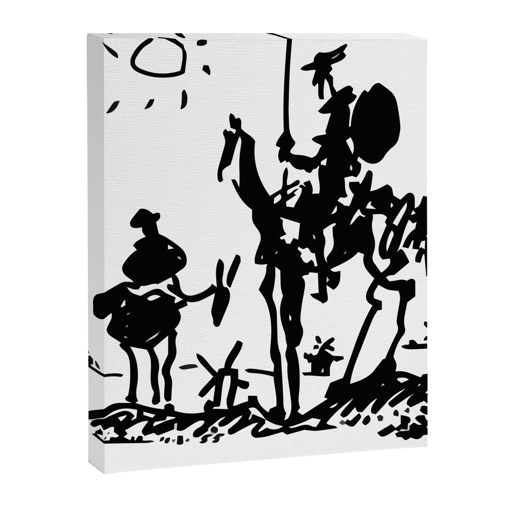 Picasso - Don Quixote 1955 Artwork Canvas Print Gallery Image 6