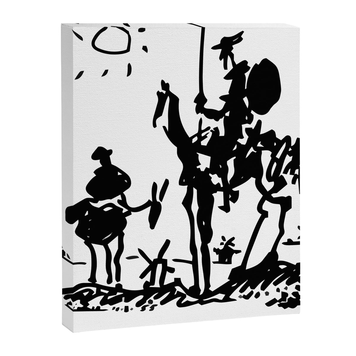 Picasso - Don Quixote 1955 Artwork Canvas Print Gallery Image 6