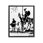 Picasso - Don Quixote 1955 Artwork Framed Canvas Print Gallery Image 6