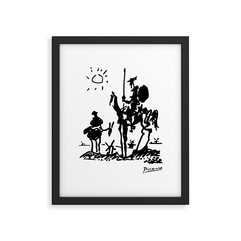 Picasso - Don Quixote 1955 Artwork Framed Art Print Gallery Image 5