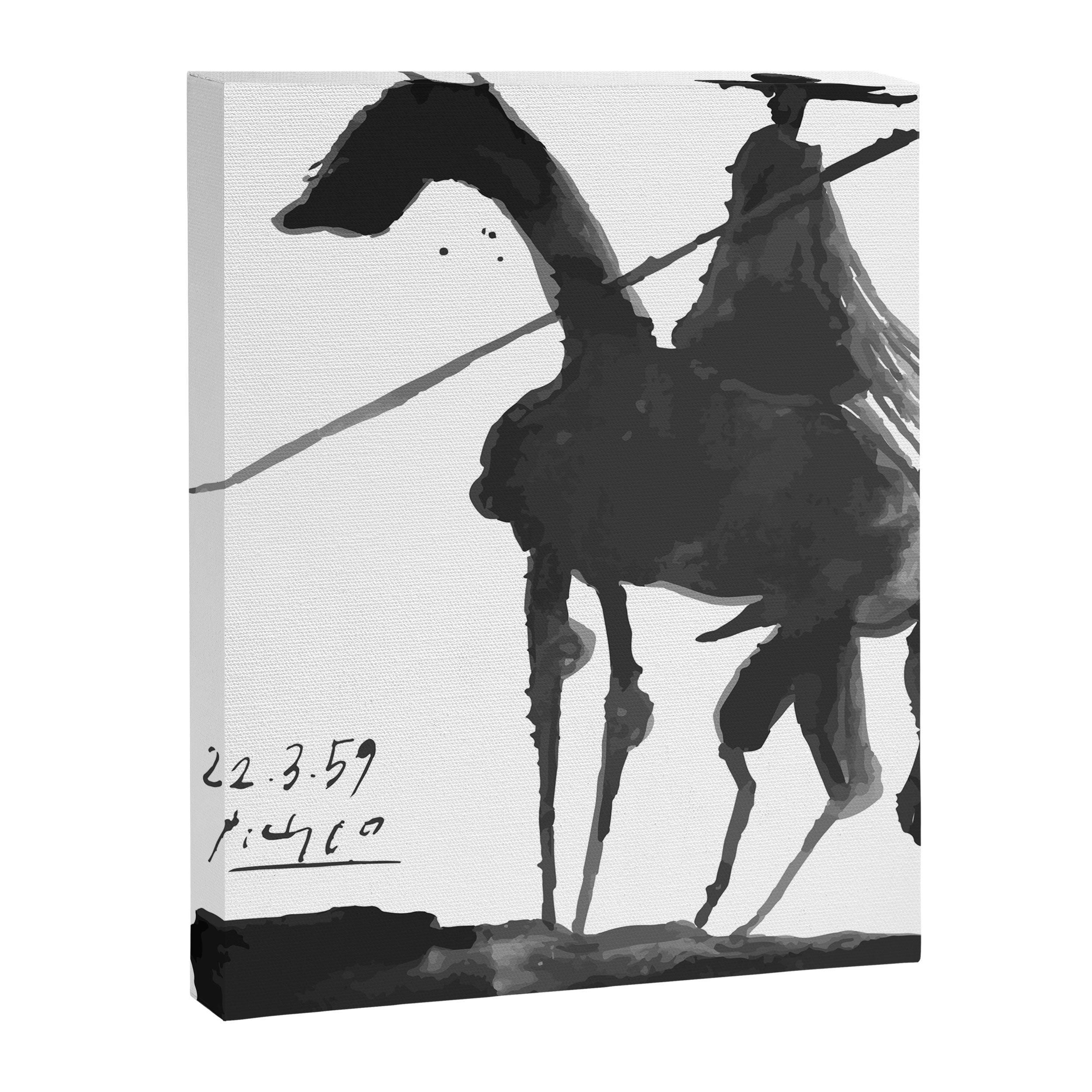 Picasso - El Picador (Toros y Toreros) 1959 Artwork Canvas Print Gallery Image 6