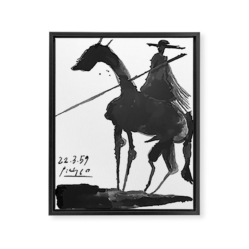 Picasso - El Picador (Toros y Toreros) 1959 Artwork Framed Canvas Print Gallery Image 6