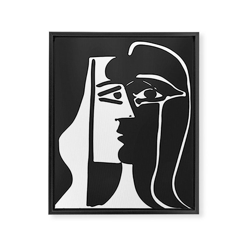 Picasso - Kiss 1979 Artwork Reproduction Framed Canvas Print Gallery Image 3