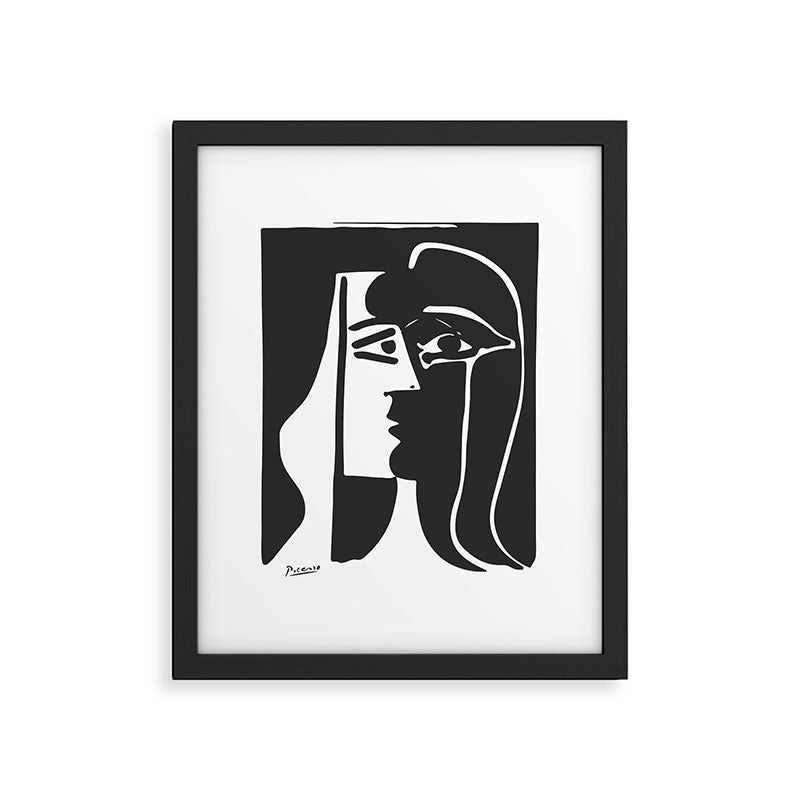 Picasso - Kiss 1979 Artwork Reproduction Framed Art Print Gallery Image 1