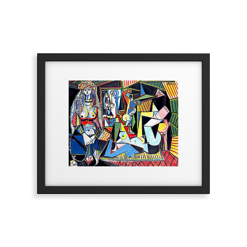 Picasso - Les Femmes d'Alger (Women of Algiers) 1955 Artwork Framed Art Print Gallery Image 5