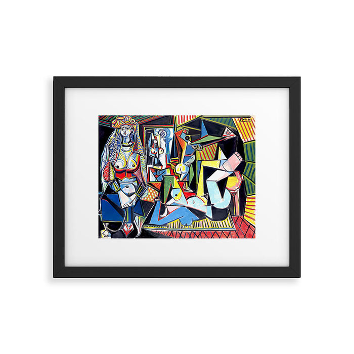 Picasso - Les Femmes d'Alger (Women of Algiers) 1955 Artwork Framed Art Print Gallery Image 1