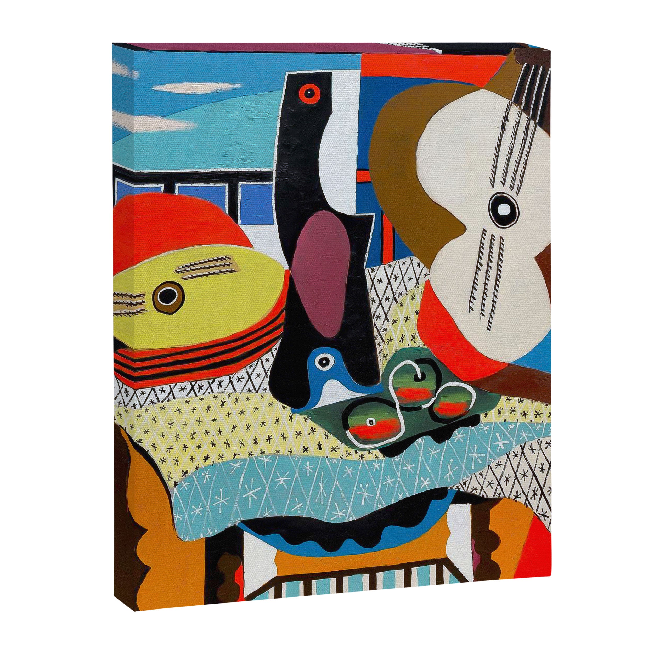 Picasso - Mandolin and Guitar (Mandoline et guitare) 1924 Artwork Canvas Print Gallery Image 3