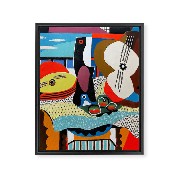 Picasso - Mandolin and Guitar (Mandoline et guitare) 1924 Artwork Framed Canvas Print Gallery Image 1