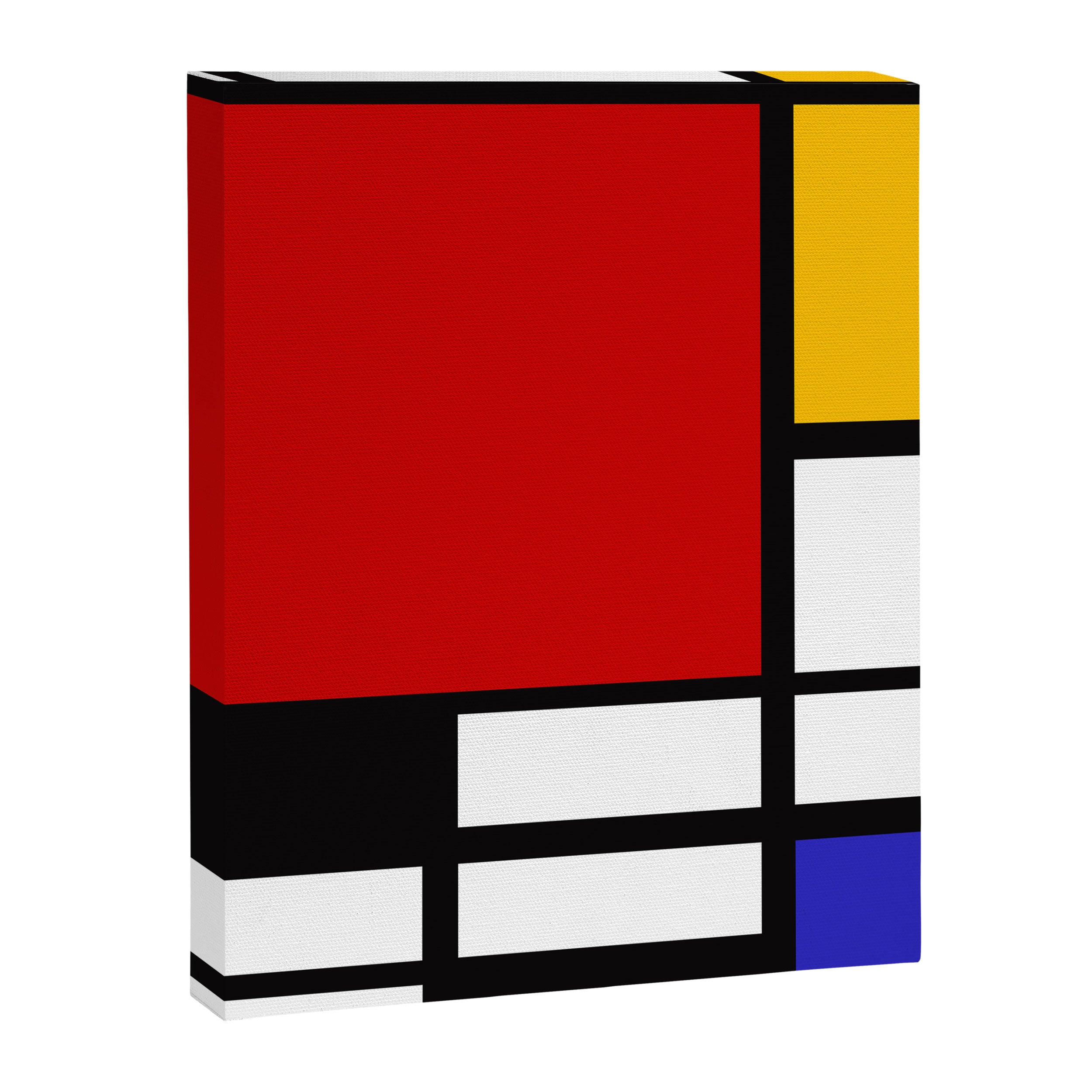 Piet Mondrian - Composition with Red, Yellow, and Blue 1942 Artwork Canvas Print Gallery Image 8